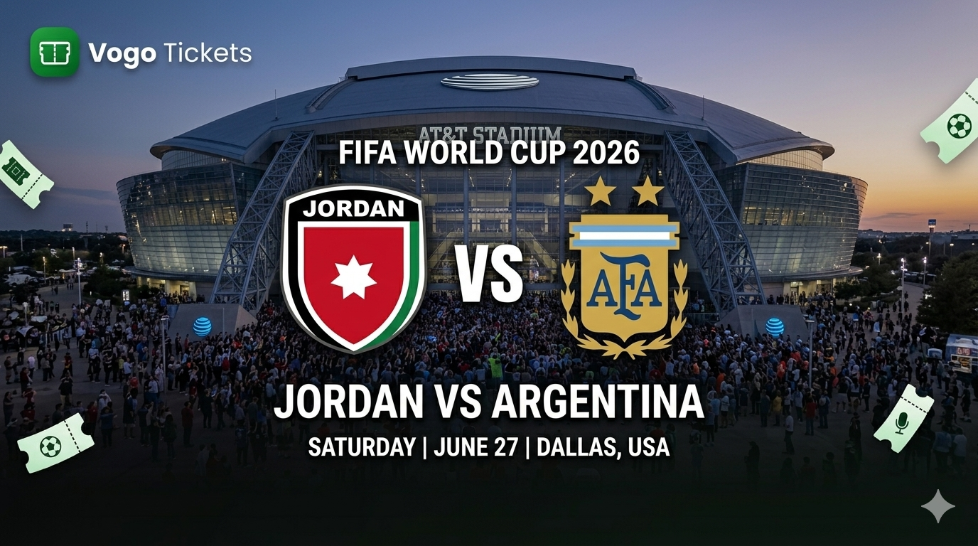 Jordan vs Argentina — FIFA World Cup 2026 (Group J)